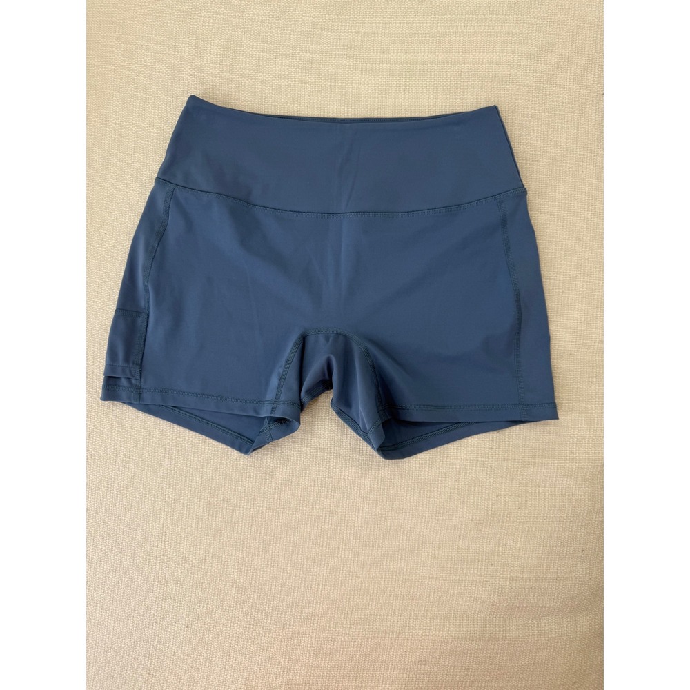 Peter Millar Shorts Womens L Blue Activewear Compression Pocket Excellent